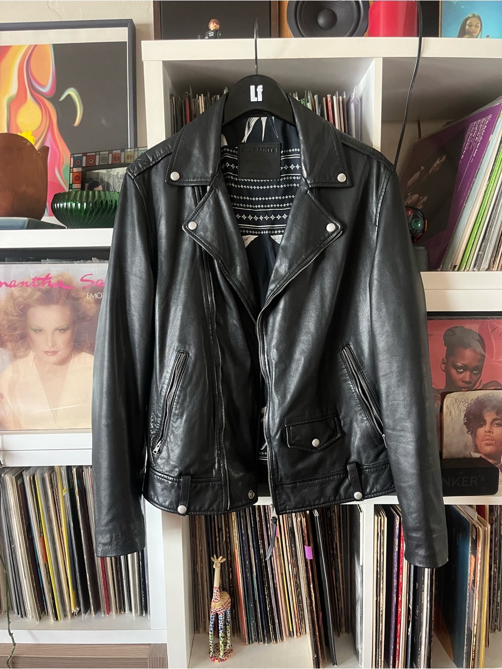 ALL SAINTS Milo leather jacket XS like NEW